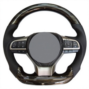 Volant en bois Ulon au prix <span class=keywords><strong>d</strong></span>'usine pour Lexus ES GS RX LX GX450 GX460 LX570 ES300h, modèle de luxe style <span class=keywords><strong>D</strong></span>, LX-SW-006 - Product Image 2