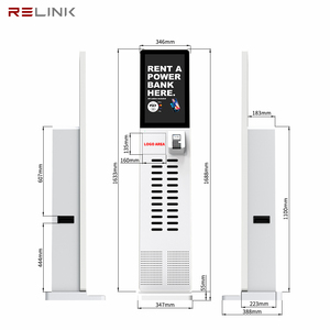 Station de location de batteries externes publicitaires OEM/ODM, borne de recharge rapide pour téléphones portables, distributeur automatique, casier extérieur - Product Image 2