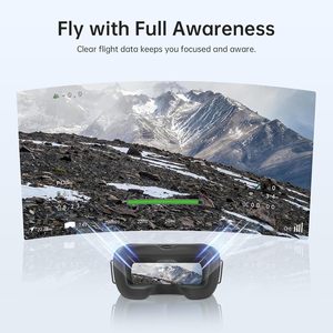 ชุดส่งสัญญาณภาพดิจิตอล FPV Air Unit VTX ความละเอียด 1080P 60FPS ความหน่วงต่ำ 35ms ระยะส่ง 3 กม. น้ำหนักเบา 6 กรัม เครื่องส่งวิดีโอ HD สำหรับโดรน RC FPV - Product Image 4