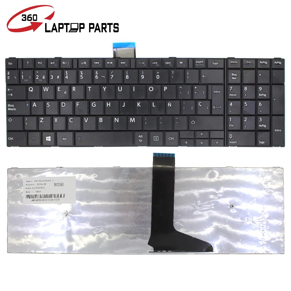 Keyboard Laptop Keluaran Baru untuk Toshiba Satellite C50 C50-A C50D C55 C55D C55T C55T-A C50DT-A Keyboard SP untuk Laptop