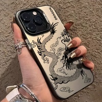 Convient iphone 16 Pro Max 12 13 Pro Max 14 Pro Max Rock Pattern Motorcycle Themed Phone Case Made in Durable