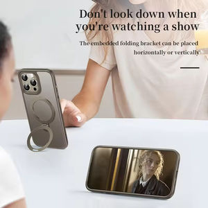 Custodia per telefono opaca traslucida sottile antiurto con protezione a goccia <span class=keywords><strong>iPhone</strong></span> <span class=keywords><strong>11</strong></span>/12/13/14/15/16/17/ ProMax con custodia magnetica - Product Image 3