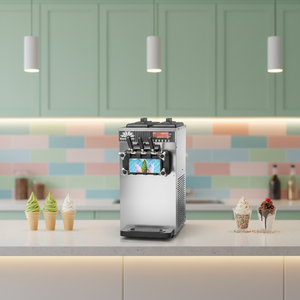 Machine à glace molle commerciale compacte LD BQL128 en acier inoxydable, moteur 1300W, modèle de table, garantie 1 an pour restaurant et usage domestique - Product Image 5