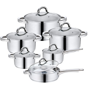 Vente flash - Ensemble de casseroles et d'ustensiles de cuisine en acier inoxydable de haute qualité - Product Image 1