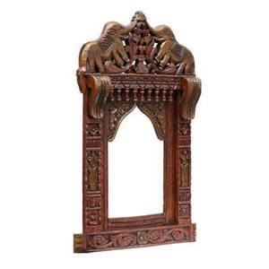 Fabriqué à la main Mur Temple En Bois Jharokha - Product Image 5