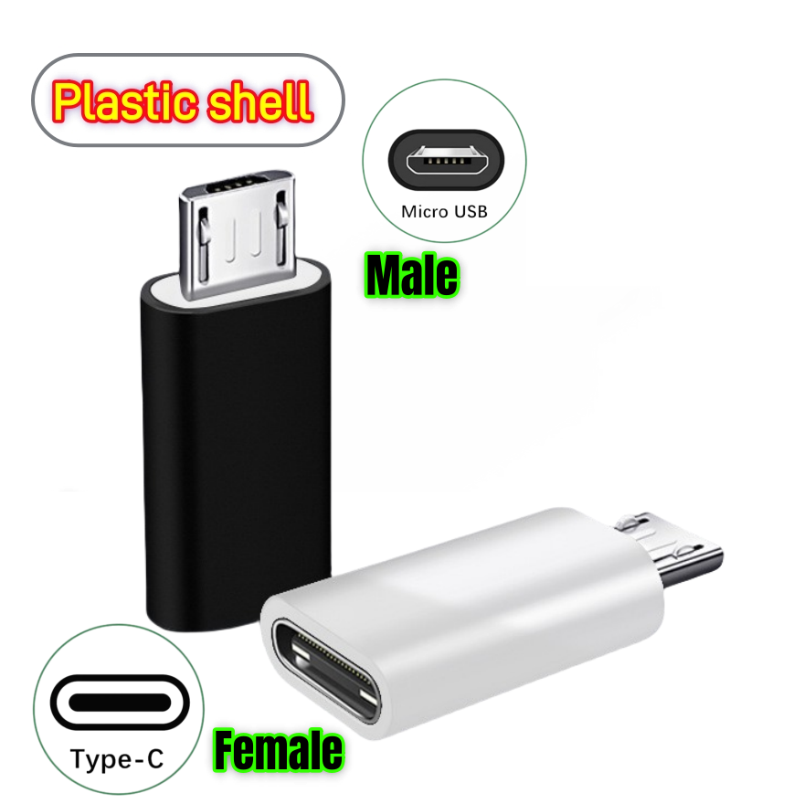 Plastic Shell   Type-C F to Micro