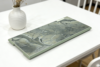 Plateau de table basse moderne en marbre naturel jaune veiné, garantie 1 an pour hôtels et vanités, quartz artificiel