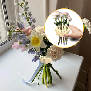 New Arrival Tik Tok Spiral <b>Flower</b> Stem Vase Ikebana DIY <b>Bouquet</b> Arrange Garden Supplies Pot Set - Product Image 5