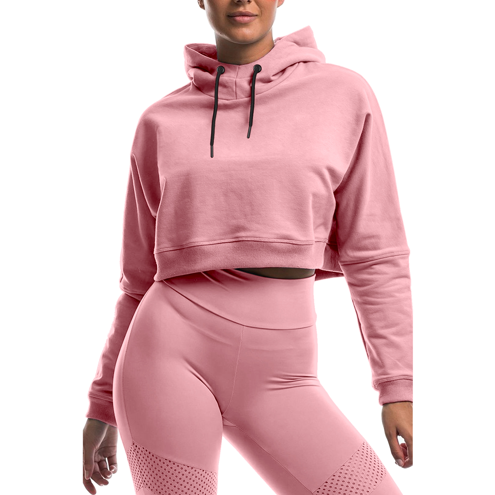 New Arrival Cotton Women Pullover Women Crop Top Hoodie Soft Sweatshirt Women