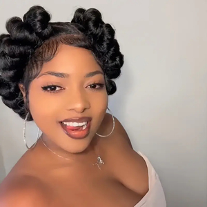 Vendeurs de perruques tressées sans colle en cheveux brésiliens en gros, bonnet en dentelle complète, petite taille avec une longueur longue pour les femmes noires - Product Image 4