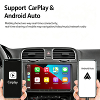 Radio Stereo Mobil Android 9 inci untuk VW Volkswagen, Android Auto Wireless CarPlay, WiFi Terintegrasi, MP3, USB, Garansi 1 Tahun