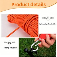 En gros d'usine, Fabriqué à Anhui, Tendeur de corde en nylon plastique réfléchissant coupe-vent pour auvents et camping en extérieur