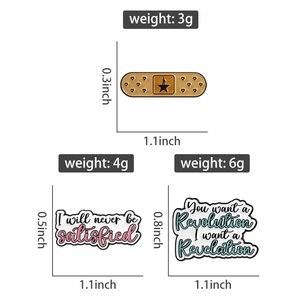 Spille in Metallo all'Ingrosso di Alta Qualità, Stile Cartone Animato, Merchandising Teatrale Musicale, Spille Stile Cartone Animato Hamilton, Distintivi in Metallo - Product Image 6