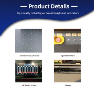 1216 G5i UV Flatbed Inkjet stampante per acrilico bottiglie di tegole del telefono e CMYKW svaniscono LED UV macchina da stampa - Product Image 4