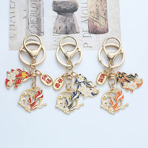 Porte-clés en alliage de zinc artisanal JIAYUE, léger, de haute qualité, accessoire de sac à dos exquis, cadeau de remise de diplôme, logo personnalisé - Product Image 5