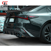 Pour Lexus IS350 2021 2022 2023 2024 diffuseur de pare-chocs à lèvre arrière Bodykit Spoiler ABS matière plastique pièces de voiture