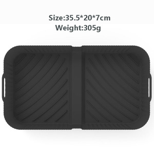 Ninja Dz071 AF500 Air Fryer Liner for 7QT and 10QT Air Fryer Divider <strong>Basket</strong> Baking French <strong>Fries</strong>,Roast <strong>Silicone</strong> Air Fryer Liners