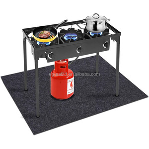 Alfombrilla Ignífuga de Doble Cara para Debajo de la Parrilla, Resistente al Aceite y al Agua, para Chimenea Interior, Hoguera y Cocina Exterior - Product Image 2