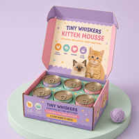 Boîte d'expédition pliable écologique pour animaux de compagnie, taille personnalisée, en carton ondulé, gaufrage et débossage, recyclable, biodégradable, avec doublure personnalisée