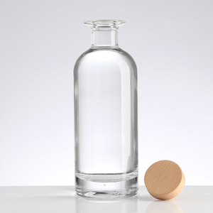 Hot bán 500ml 700ml 750ml 1000ml rượu mạnh chai thủy tinh cho Vodka Gin Whisky Flint rỗng rượu vang rượu chai với nắp - Product Image 4