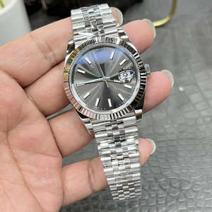 นาฬิกากลไกสำหรับผู้ชายหรูหราระดับไฮเอนด์รุ่น2025เป็นเหล็กคลาสสิกที่มีหน้าปัดสีเทา - Product Image 2