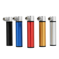 Pompe à vélo multifonctionnelle légère en aluminium, portable, compatible, mini pompe à vélo polyvalente pour un gonflage rapide