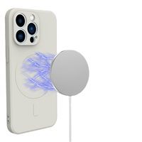 Étui de téléphone portable magnétique sans fil en silicone liquide de haute qualité avec protection d'appareil photo pour iPhone 17 16 15 14 13