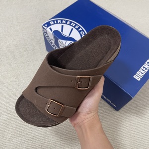 Sandales à soutien de la voûte plantaire personnalisables OEM Zurich, résistantes à l'usure, en liège Birken, pour hommes et femmes, avec semelle intérieure en cuir de vachette, idéales pour l'été - Product Image 2