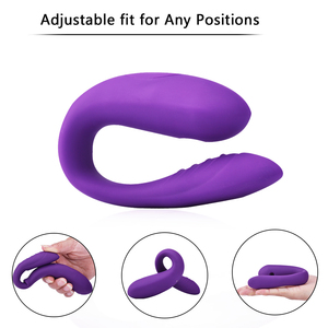 Scatola personalizzata gratuita aspirante Dildo vibratore giocattoli sessuali per le donne G stimolatore di clitoride con telecomando a forma di U adulto Sexo - Product Image 6