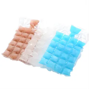 供应商出售高品质印花系带塑料冰立方袋
