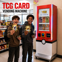 Distributeur automatique de cartes à collectionner TCG avec gestion à distance et service de personnalisation des couleurs pour la vente de boîtes de cartes Pokémon