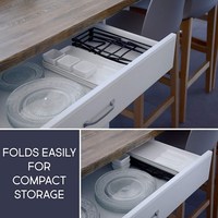 Plateaux de service pliables modernes à 3 niveaux pour buffet, présentoir décoratif pour table de buffet, présentoir de fête, étagère