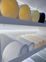 Tube de protection en PVC/ABS extrudé, surface lisse, pour rouleaux de film de protection de cuisine, export, découpe et moulage, fabriqué en Chine