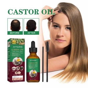 Olio di ricino Jaysuing per la cura dei capelli, idratante, anticaduta, rinforzante, per massaggio del cuoio capelluto, essenza nutriente. - Product Image 2