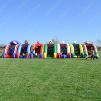 Glissades aquatiques gonflables Songfa Baseball Challenge : Location de jeux interactifs portables pour fêtes, carnavals et activités extérieures – Cible de frappe excitante