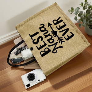 Sac fourre-tout « Meilleure Nana de Tous les Temps » pour Noël, Anniversaire, Fête des Mères, Cadeau, Shopping, Voyage, Usage Quotidien - Product Image 5