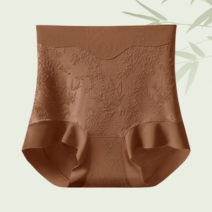 Женские бесшовные трусы в китайском стиле с жаккардовым тиснением, высокой талией, утягивающие живот и подтягивающие ягодицы - Product Image 2