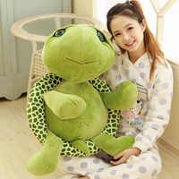 Tortue verte mignonne en peluche jouets petite tortue en peluche animaux Kawaii poupée tortue jouets peluches