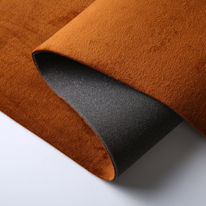 Plush <b>Fabric</b> Double Faced 100% Polyester Medium <b>Weight</b> Solids Nonwoven Cushion <b>Fabric</b> For Pillow Toy Shoe Lining Packaging - Product Image 2