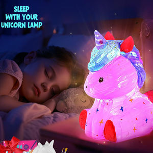 ภาพวาดกราฟฟิตียูนิคอร์นเรืองแสงสำหรับยามค่ำคืนของเล่นระบายสีด้วยสติกเกอร์หินอัญมณี - Product Image 6