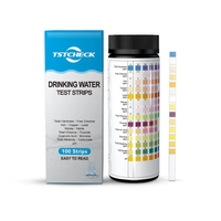 Bandelettes de test d'eau 14 en 1, testent le pH, la dureté, le chlore, le fer, le cuivre, le plomb, les nitrates, les nitrites, le brome pour piscine, spa, aquarium