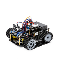 Kit de Robot Tanque Inteligente con Codificación Python Personalizado ACEBOTT, Kit Educativo de Robótica con Tutorial para Aprender Arduino