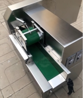 Máquina Cortadora y Trituradora de Vegetales de Hoja Eléctrica Automática de Acero Inoxidable de Grado Alimenticio para Espinaca, Lechuga y Pimiento