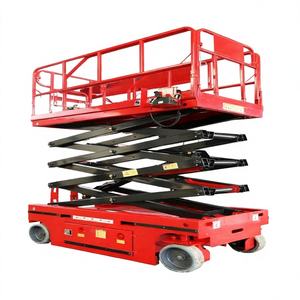 8 м 10 м 12 м гидравлическая Мобильная ножничная подъемная платформа для заводской мастерской подъема - Product Image 1