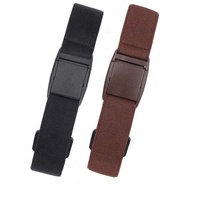 Invisible réglable Ceinture pour Hommes Ceinture Élastique Aucun Renflement En Plastique Boucle Ceinture