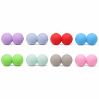 Venta Caliente, Directo de Fábrica, OEM/ODM, Logotipo Personalizado, Bola de Masaje de Silicona Suave para Terapia de Puntos de Presión