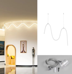 DC24V silicona pura 360 grados D25mm RGB tubo de neón Flexible luz alta brillante Barra de luz redonda decorativa sala de estar - Product Image 1