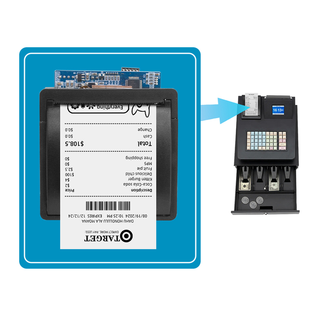 Masung Mini Receipt Label Sticker Printers Scanners Pos Portable Barcode Thermal Printer 58mm With USB Blue Tooth