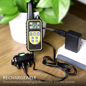 2600 फीट रिचार्जेबल एलईडी लाइट इलेक्ट्रिक कुत्ते प्रशिक्षण कॉलर वाटरप्रूफ छाल नियंत्रण सदमे ए कॉलर 4 मोड रिमोट डॉग बीपर - Product Image 5