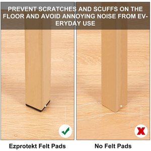 Deslizadores cuadrados para muebles, protectores <span class=keywords><strong>de</strong></span> patas para sillas, muebles <span class=keywords><strong>de</strong></span> <span class=keywords><strong>madera</strong></span> dura - Product Image 6